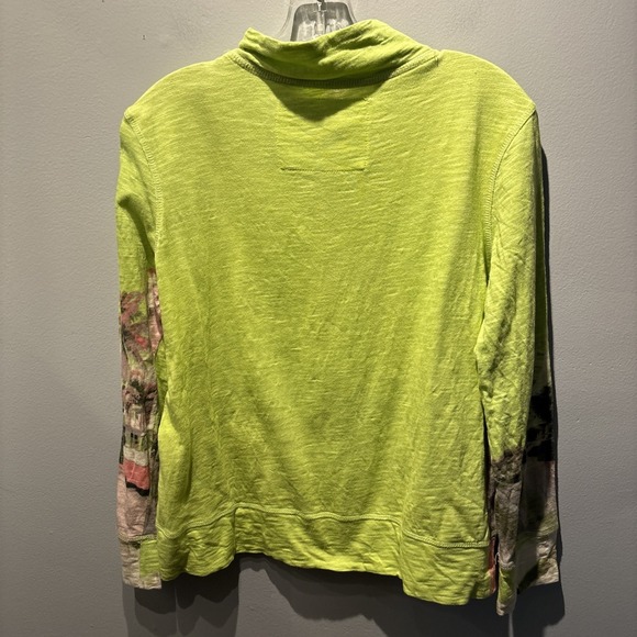 Onque Casuals‎ Lightweight Art Jacket Snap Button Vegas Colorful Palm Springs M - Picture 3 of 11